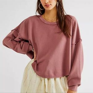 Free People Bae Pullover in Summer Sparrow